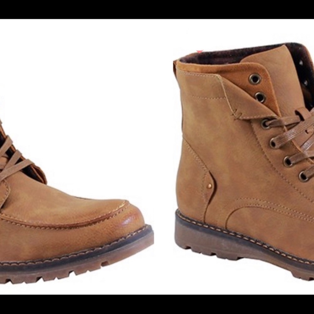 NIB Mens Brown Camel Chukka Casual Boots - Picture 3 of 4